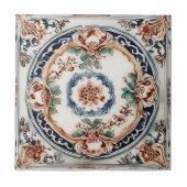 Vintage Jugendstil-Keramiken Fliese (Vorderseite)