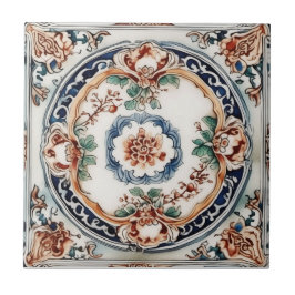 Vintage Jugendstil-Keramiken Fliese