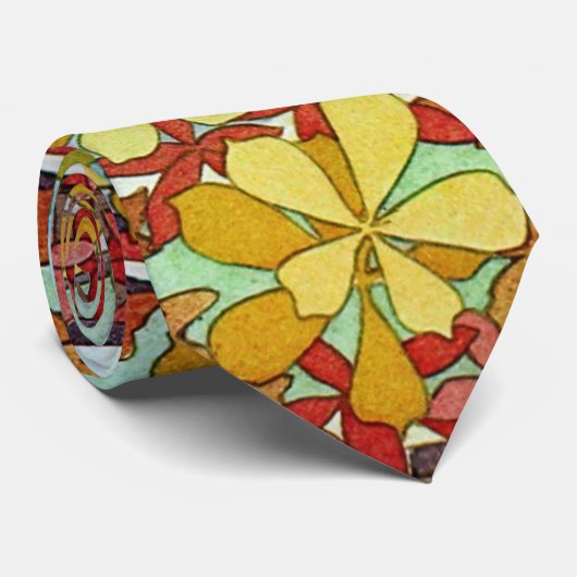 Vintage Jugendstil Krawatte (Gerollt)