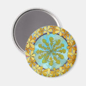 Vintage Jugendstil Magnet (Vorderseite/Rückseite)