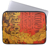Vintage Jugendstil-Musik, La Boheme Opera, 1896 Laptopschutzhülle (Vorderseite)