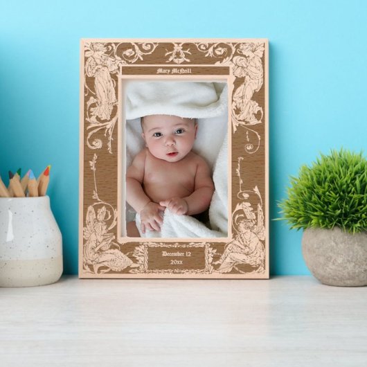 Vintage Jugendstil-Musikanlage Grenzen Geätzte Rahmen