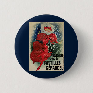 Vintage Jugendstil-Pastilles Geraudel Husten Tropf Button