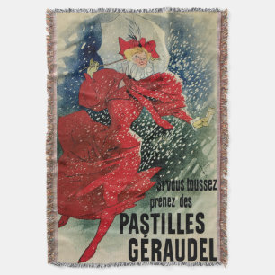 Vintage Jugendstil-Pastilles Geraudel Husten Tropf Decke