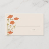 Vintage Jugendstil-Platzkarte Platzkarte (Vorderseite)