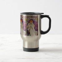 Vintage Jugendstil-Reise - Mug - nach Mucha