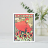 Vintage Jugendstil-Reitstall Postkarte (Stehend Vorderseite)