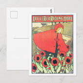 Vintage Jugendstil-Reitstall Postkarte (Vorne/Hinten)