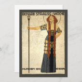 Vintage Jugendstil Richard Strauß-Woche, München (Vorne/Hinten)