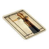 Vintage Jugendstil Richard Strauß-Woche, München Magnet (Rechte Seite)