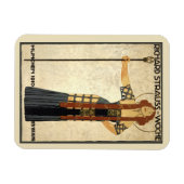 Vintage Jugendstil Richard Strauß-Woche, München Magnet (Horizontal)