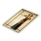Vintage Jugendstil Richard Strauß-Woche, München Magnet (Linke Seite)