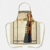 Vintage Jugendstil Richard Strauß-Woche, München Schürze (Vorderseite)