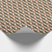 Vintage Jugendstil-Rosebustapete Geschenkpapier (Ecke)