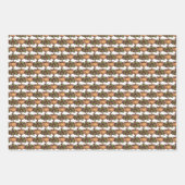 Vintage Jugendstil-Rosebustapete Geschenkpapier Set (Vorderseite 2)