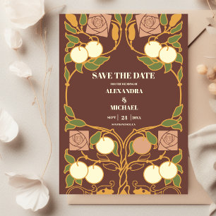 Vintage Jugendstil Save The Date