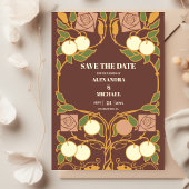 Vintage Jugendstil Save The Date