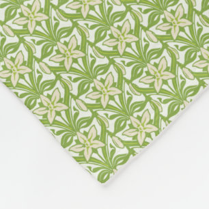 Vintage Jugendstil-Schneeschuhwanderung Fleecedecke