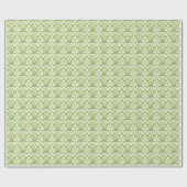 Vintage Jugendstil-Schneeschuhwanderung Geschenkpapier (Flach)