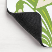 Vintage Jugendstil-Schneeschuhwanderung Mousepad (Ecke)