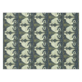 Vintage Jugendstil-Schwäne von Walter Crane Tischdecke (Vorderseite (Horizontal))