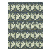 Vintage Jugendstil-Schwäne von Walter Crane Tischdecke (Vorderseite)