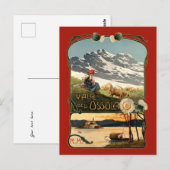 Vintage Jugendstil-Schweiz Tourismus Postkarte (Vorne/Hinten)