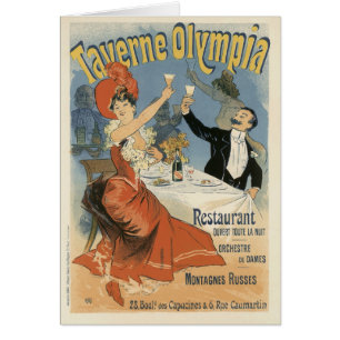 Vintage Jugendstil, Taverne Olympia Restaurant