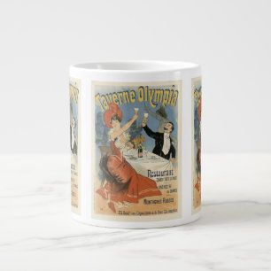 Vintage Jugendstil, Taverne Olympia Restaurant Jumbo-Tasse