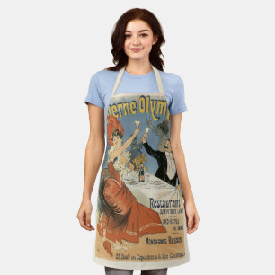 Vintage Jugendstil, Taverne Olympia Restaurant Schürze