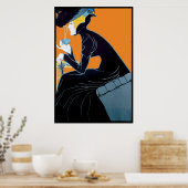 Vintage Jugendstil-Tee-Werbung Poster Printwerbung (Küche)