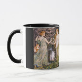 Vintage Jugendstil-vier Jahreszeiten von Walter Cr Tasse (Links)