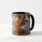 Vintage Jugendstil-vier Jahreszeiten von Walter Cr Tasse (VorderseiteRechts)
