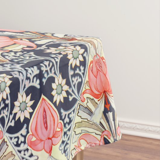 Vintage Jugendstil-Waratah und Flanell-Muster Tischdecke (Beispiel)