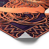 Vintage Jugendstil-Werbung Job 1896 Mucha Poster (Ecke)