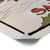 Vintage Jugendstilabdeckung, Lager Tandem Fahrrad Poster (Ecke)