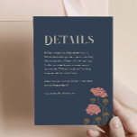 Vintage Jugendstildetails Eintrittskarte Begleitkarte<br><div class="desc">Die Enclosure Card aus der Jugendstil-Sammlung präsentiert ein wunderschönes Vintages Blumendesign,  das moderne Eleganz ausstrahlt. Personalisieren Sie es einfach und schnell mit Ihren Daten. Klicken Sie einfach auf den Button "Anpassen",  um Stil und Position des Textes zu verändern und zu formatieren.</div>