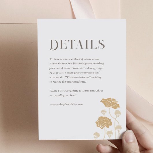 Vintage Jugendstildetails Eintrittskarte Begleitkarte