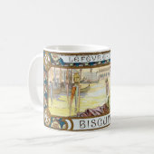 Vintage Jugendstilküche und Alphonse Mucha Kaffeetasse (Vorderseite Links)