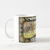 Vintage Jugendstilküche und Alphonse Mucha Kaffeetasse (Links)