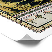 Vintage Jugendstilparfümwerbung Poster (Ecke)