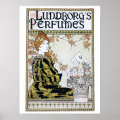 Vintage Jugendstilparfümwerbung Poster (Vorne)
