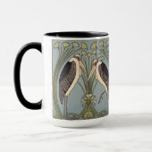 Vintage Jugendstilstorchen Tasse (Links)