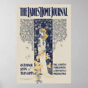 Vintage Jugendzeitschrift Cover von 1895 Poster