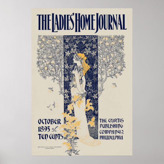 Vintage Jugendzeitschrift Cover von 1895 Poster (Vorne)