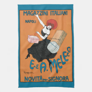 Vintage Jugendzeitschrift Magazzini Italiani von C Geschirrtuch