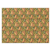 Vintage Jugenstil-Eichhörnchen im Baummuster Tischdecke (Vorderseite (Horizontal))
