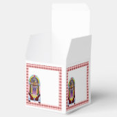 Vintage Jukebox-Gastgeschenk Hochzeit-Box der 50er Geschenkschachtel (Geöffnet)
