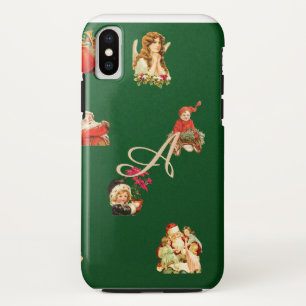 Vintage Jul, Weihnachtsmuster, viktorianisch, Art Case-Mate iPhone Hülle