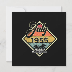 Vintage Juli 65 Jahr 1955 65. Geburtstagsgeschenk Einladung